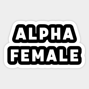 Alpha Female Sticker